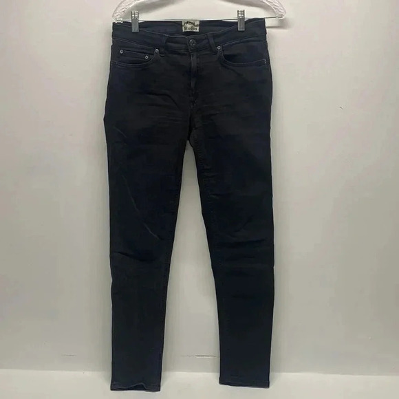 Acne Studios Jeans High Rise Skinny Jean Skin 5 Denim Faded Black Size 29 / 32 - Picture 2 of 9